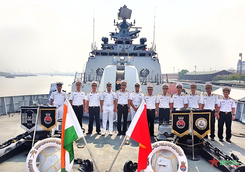 Lữ đoàn 167 huấn luyện chung với Hải quân Ấn Độ